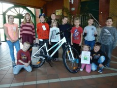 Fahrrad für die Schule am Taurastein